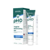 pH-D Feminine Health Vaginal Moisturizing Gel shown with its retail box, a squeeze tube, and a white measuring syringe on a clean white background.