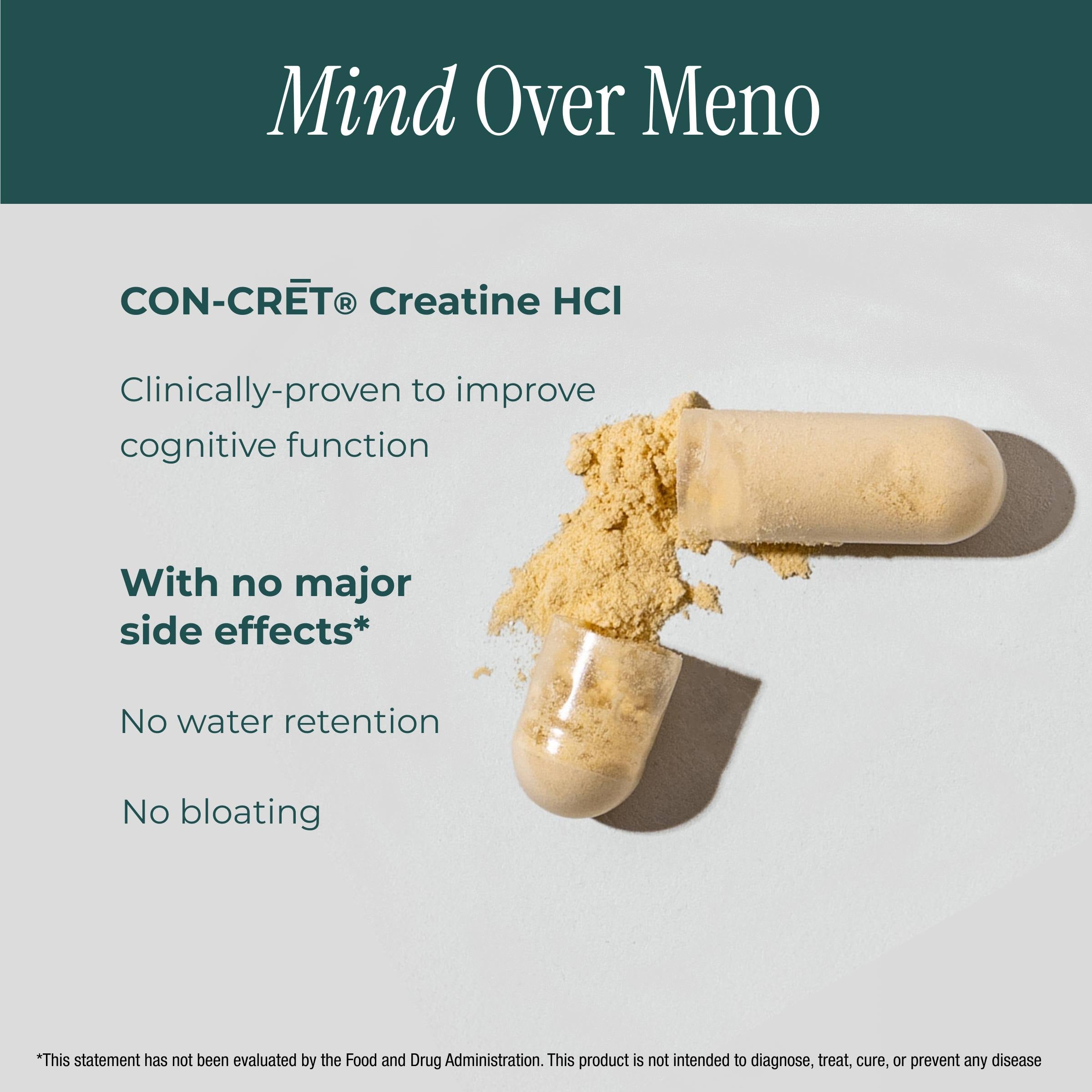 Creatine Menopause Relief