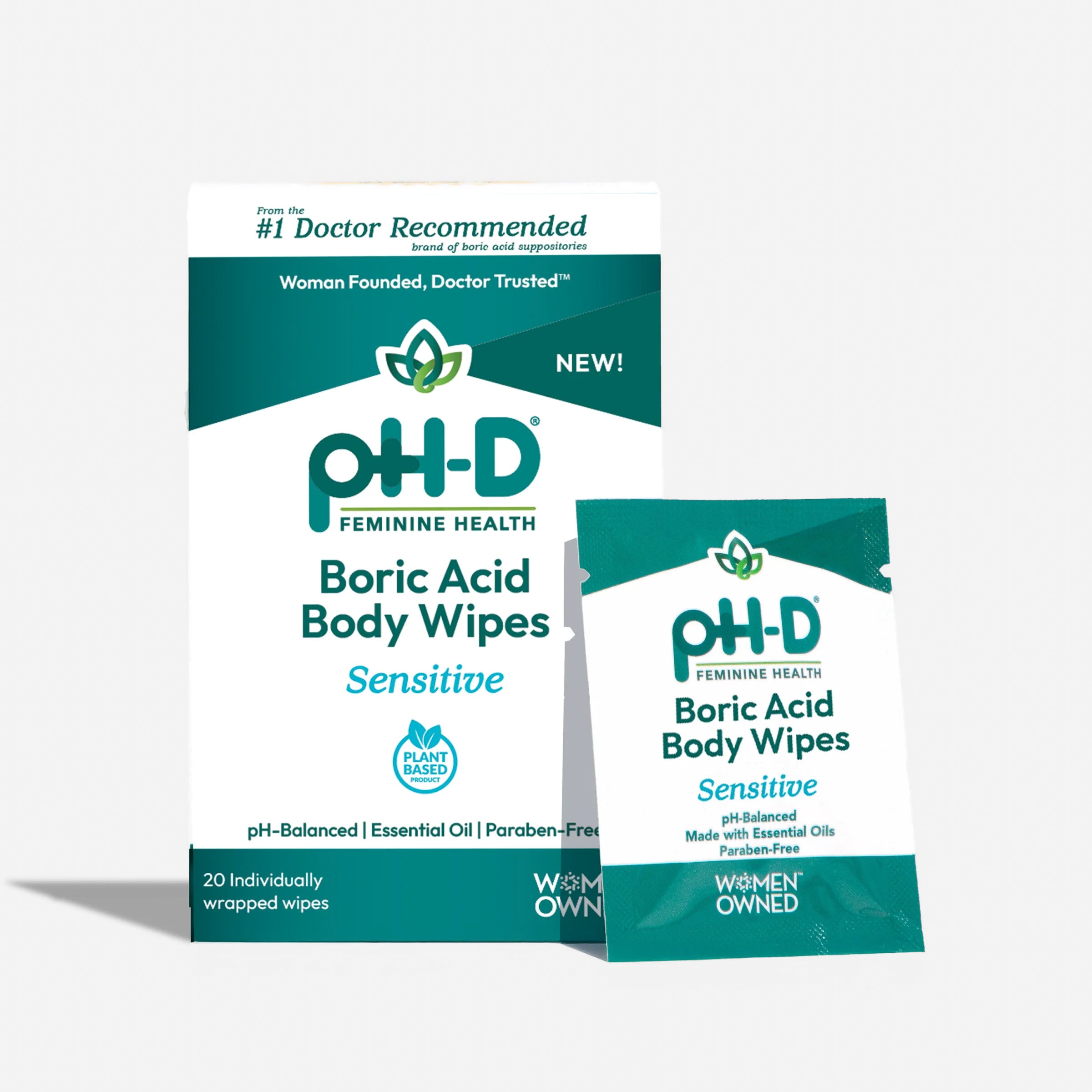 Boric Acid Body Wipes