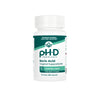 A white plastic bottle of pH-D Feminine Health Boric Acid Suppositories.