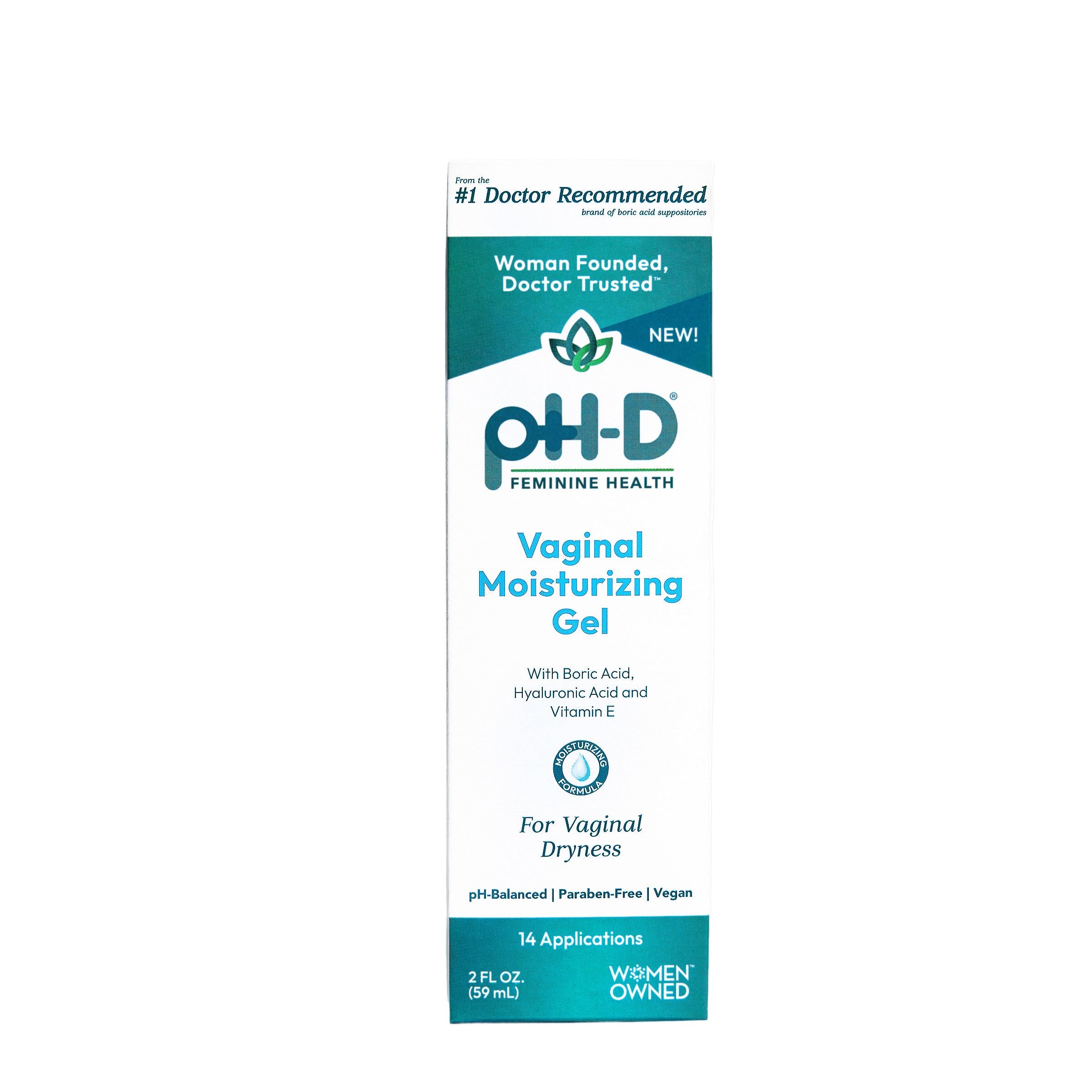 Vaginal moisturizing gel front-facing product shot