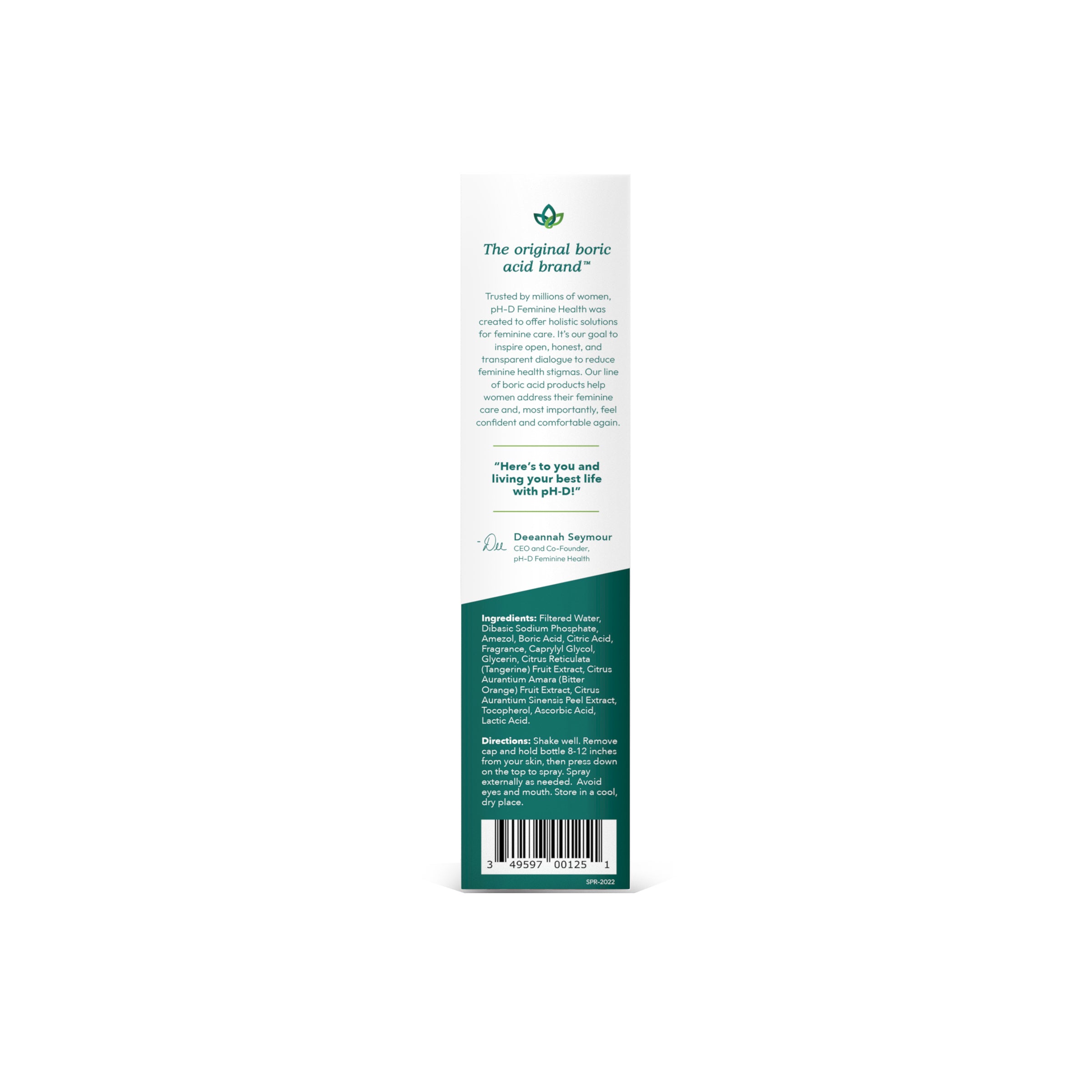 Boric Acid Body Fresh Spray